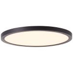 Brilliant Tuco Kattovalo Muovi- Musta Valkoinen 16W 2100lm - 827 Erittäin Lämmin Valkoinen | 250mm