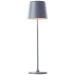 Brilliant Pöytävalaisin Kaami Metalli- Muovi- Harmaa 2W 310lm - 830 Lämmin Valkoinen | 100mm - IP44 - Ulkona - Himmennettävä 