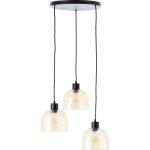 Brilliant Casto Riippuvalaisin Lasi Riippuvalaisin Metalli- Musta Beige | 510mm - Sopii 3x E27