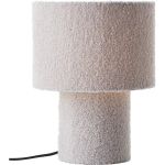 Brilliant Pöytävalaisin Teddy Metalli- Tekstiili Harmaa | 230mm - Sopii 1x E27
