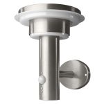 Ledvance LED Seinävalaisin Endura Tyyli kaksinkertainen Circle Steel 6W 400lm - 830 Lämmin Valkoinen | Solar - Liike- ja valotunnistin 