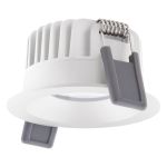 Ledvance LED Kohdevalaisin Fix Aluminium Valkoinen 8W 720lm 36D - 940 Kylmä Valkoinen | Odetnij 68mm - IP44 - Paras Värintoisto - Himmennettävä