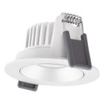 Ledvance LED Kohdevalaisin Adjust Aluminium Valkoinen 8W 680lm 36D - 930 Lämmin Valkoinen | Odetnij 68mm - IP20 - Paras Värintoisto - Himmennettävä