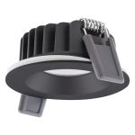 Ledvance LED Kohdevalaisin Air Fix Aluminium Musta 6W 510lm 36D - 930 Lämmin Valkoinen | Odetnij 68mm - IP65 - Paras Värintoisto - Himmennettävä