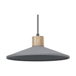 Ledvance Decor Betoni/Teräs/Puu Riippuvalaisin 320 Tumma Harmaa | Sopii E27