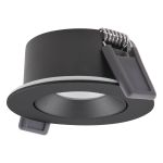 Ledvance LED Kohdevalaisin Air Adjust Aluminium Musta 4W 300lm 36D - 927 Erittäin Lämmin Valkoinen | Odetnij 68mm - IP23 - Paras Värintoisto - Himmennettävä