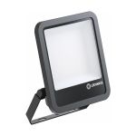 Ledvance LED Valonheitin Aluminium Musta 100W 14000lm 100D - 830 Lämmin Valkoinen | IP66 - Symmetrinen
