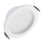 Ledvance LED Alasvalo Comfort Opaali Aluminium Valkoinen 13W 1430lm 180D - 930-940 CCT | 116mm - Odetnij 100mm - IP44 - Paras Värintoisto - Zigbee Himmennettävä 