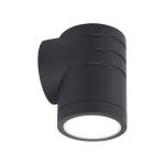 Ansell LED Seinävalaisin Reef Musta 5W 425lm 90D - 830-840-860 CCT | IP65 - Ylös ja alas - ulkona