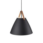 DFTP by Nordlux Riippuvalaisin Strap 48 Musta - Metalli- | E27 Max 40W