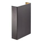 Nordlux Fold 15 Seinävalaisin Musta Up & Down 6.4W 250lm - 830 Lämmin Valkoinen 