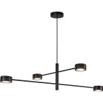 Nordlux Riippuvalaisin Clyde 20W 827 350lm 120D Musta - metalli- | Himmennettävä - Erittäin Lämmin Valkoinen