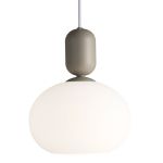 Nordlux Notti 20 Riippuvalaisin Lasi Harmaa | Sopii 1x E27