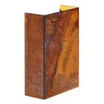 Nordlux Fold 10 Corten-teräs Seinävalaisin Ruosteinen Up & Down 7.5W 225lm - 830 Lämmin Valkoinen