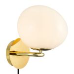 DFTP by Nordlux Shapes Seinävalaisin Metalli- ja Lasi Messinki | Sopii E14