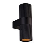 Nordlux Kyklop Seinävalaisin Aluminium Musta Up & Down | Sopii 2x GU10