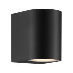 Nordlux Dion Seinävalaisin Aluminium Musta | Sopii 1x GU10