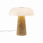 DFTP by Nordlux Pöytävalaisin Glossy Marmori ja Lasi Beige | 220mm - Sopii 1x E14