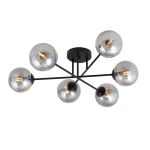 Emibig Kattovalo Roma Teräs Musta | Sopii 6x E14 - Max 10W
