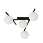 Emibig Kattovalo Smart Teräs Musta | Sopii 4x E14 - Max 10W