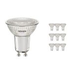 Monipakkaus 10x Noxion LED Kohdevalaisin GU10 PAR16 4W 345lm 36D - 840 Kylmä Valkoinen | Himmennettävä - Korvaa 50W