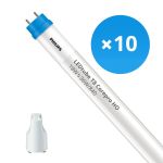 Monipakkaus 10x Philips LED Putki T8 CorePro (EM/Mains) High Output 18W 2000lm - 840 Kylmä Valkoinen | 120cm - Korvaa 36W