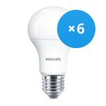 Monipakkaus 6x Philips MASTER Value LED Lamppu E27 Päärynä Matta 7.8W 1055lm - 927 Erittäin Lämmin Valkoinen | Paras Värintoisto - Himmennettävä - Korvaa 75W