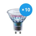 Monipakkaus 10x Philips MASTER LED Spot ExpertColor GU10 PAR16 5.5W 375lm 25D - 930 Lämmin Valkoinen | Paras Värintoisto - Himmennettävä - Korvaa 50W