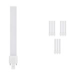 Monipakkaus 10x Ledvance Dulux-S LED 6W 700lm - 840 Kylmä Valkoinen | 2-Nastaa - Korvaa 11W