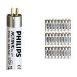 Monipakkaus 25x Philips MASTER Actinic BL T5 Short 6W - Ultravioletti | 21cm