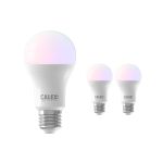 Monipakkaus 3x Calex Smart Tuya Wifi E27 Päärynä 8.5W 806lm - 822-840 Säädettävä Valkoinen | RGBW - Himmennettävä - Korvaa 60W