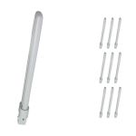 Monipakkaus 10x Osram Dulux S 11W 840 | Kylmä Valkoinen - 2-Nastaa