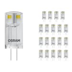 Monipakkaus 20x Ledvance Performance LED Capsule G4 Kirkas 0.9W 100lm - 827 Erittäin Lämmin Valkoinen | Korvaa 10W
