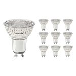 Monipakkaus 10x Noxion PerfectColor LED Kohdevalaisin GU10 PAR16 4W 345lm 36D - 927 Erittäin Lämmin Valkoinen | Paras Värintoisto - Himmennettävä - Korvaa 50W