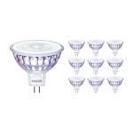 Monipakkaus 10x Philips Master Value LED Kohdevalaisin GU5.3 MR16 5.8W 450lm 60D - 927 Erittäin Lämmin Valkoinen | Paras Värintoisto - Himmennettävä - Korvaa 35W