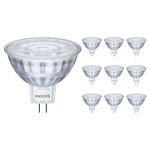 Monipakkaus 10x Philips Corepro LED Kohdevalaisin GU5.3 MR16 4.4W 390lm 36D - 840 Kylmä Valkoinen | Korvaa 35W