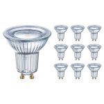 Monipakkaus 10x Ledvance Performance LED Kohdevalaisin Heijastin GU10 PAR16 4.3W 350lm 120D - 827 Erittäin Lämmin Valkoinen | Korvaa 32W