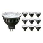 Monipakkaus 10x Philips Master LED Kohdevalaisin GU5.3 MR16 7.5W 500lm 36D - 930 Lämmin Valkoinen | Paras Värintoisto - Himmennettävä - Korvaa 50W