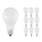 Monipakkaus 10x Ledvance Classic LED E27 Päärynä Matta 19W 2452lm - 827 Erittäin Lämmin Valkoinen | Korvaa 150W