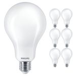 Monipakkaus 6x Philips Corepro LED Lamppu E27 Päärynä Matta 23W 3452lm - 865 Päivänvalo Valkoinen | Korvaa 200W