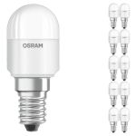 Monipakkaus 10x Ledvance LED Special T26 E14 Tubular Matta 2.3W 200lm - 827 Erittäin Lämmin Valkoinen | Korvaa 20W