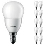 Monipakkaus 10x Philips Corepro LED Lustre E14 Pallo Matta 2.8W 250lm - 827 Erittäin Lämmin Valkoinen | Korvaa 25W
