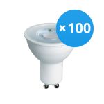 Monipakkaus 100x Bright Choice LED Kohdevalaisin GU10 PAR16 4W 345lm 36D - 827 Erittäin Lämmin Valkoinen | Korvaa 50W