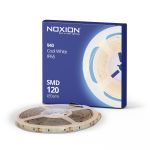 Noxion  LED-Nauhat Naga 5 Metri 24V - 120LEDs/m - 9.6W/m - 940 Kylmä Valkoinen | 8mm - IP65 - Paras Värintoisto - SMD2835
