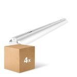Monipakkaus 4x Noxion Loisteputkivalaisimet Click Heijastin V2 LED T8 | Sopii 2x 150cm LED Putki