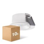 Monipakkaus 10x Ledvance LED Kohdevalaisin Air Adjust Aluminium Valkoinen 4W 320lm 36D - 930 Lämmin Valkoinen | Odetnij 68mm - IP23 - Paras Värintoisto - Himmennettävä