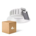 Monipakkaus 4x Ledvance LED Kohdevalaisin Air Fix Aluminium Valkoinen 6W 570lm 36D - 940 Kylmä Valkoinen | Odetnij 68mm - IP65 - Paras Värintoisto - Himmennettävä