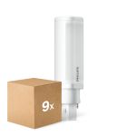 Monipakkaus 9x Philips CorePro PL-C LED 5.9W 660lm - 840 Kylmä Valkoinen | 2-Nastaa - Korvaa 13W