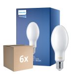 Monipakkaus 6x Philips TrueForce Core LED E40 HPL/SON Matta 36W 6000lm 300D - 840 Kylmä Valkoinen | Korvaa 125W