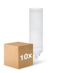 Monipakkaus 10x Ledvance Dulux-T LED 20W - 840 Kylmä Valkoinen | 4-Nastaa - Korvaa 42W